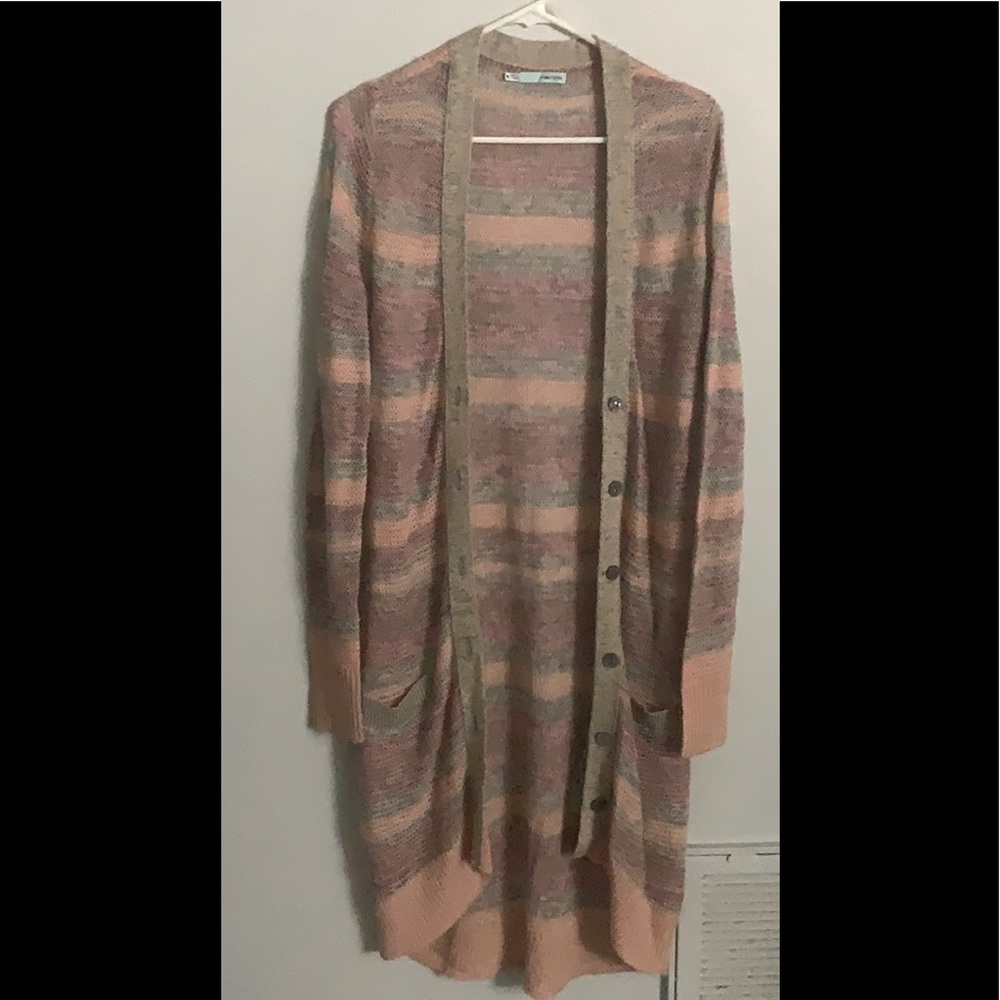 One wore once. Cute knit cardigan.